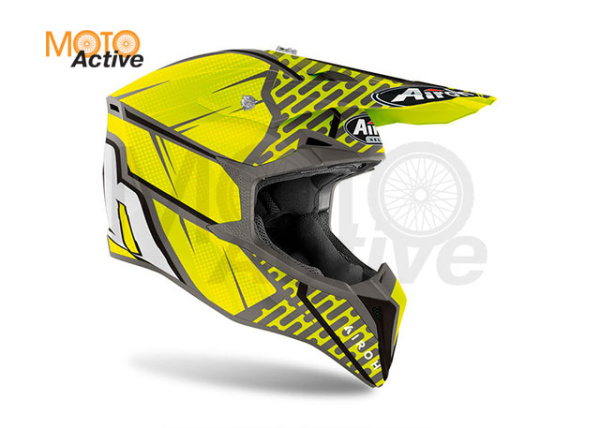 Кроссовый шлем Airoh Wraap Idol Anthracite Matt